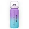 Motiwater Trinkflasche 2 L Lila / Türkis