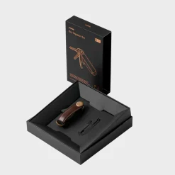 Orbitkey Geschenkset Key Organiser Top Grain Leather + Multi-Tool v2 - Variante: black