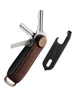 Orbitkey Geschenkset Key Organiser Top Grain Leather + Multi-Tool v2 - Variante: black