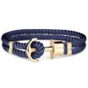 Paul Hewitt Ankerarmband PHREP Gold S Nylon Marineblau