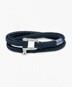 Pig & Hen Armband Salty Steve Navy/Silver