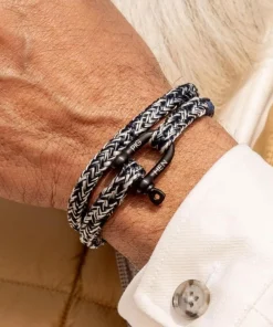 Pig & Hen Armband Salty Steve Navy/Offwhite