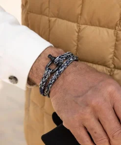 Pig & Hen Armband Salty Steve Navy/Offwhite