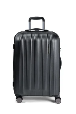 POLESTREAM Moonrock Hartschalen Trolley 100% Polycarbonat black brushed groß 78 cm