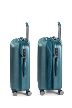 POLESTREAM Moonrock Hartschalen Trolley 100% Polycarbonat deepsea green brushed mittel 69 cm