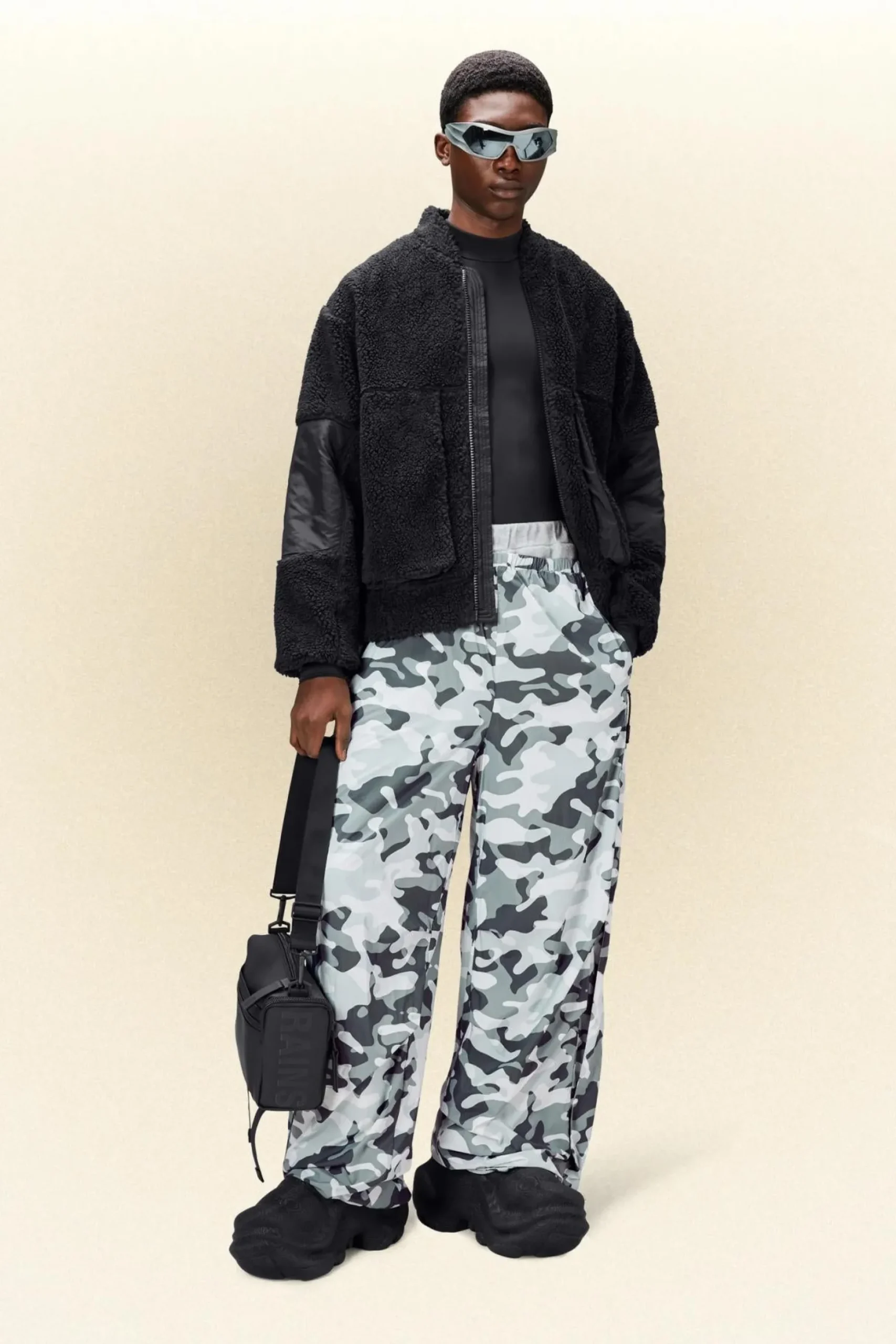 Rains Kofu Fleece Bomber Jacket