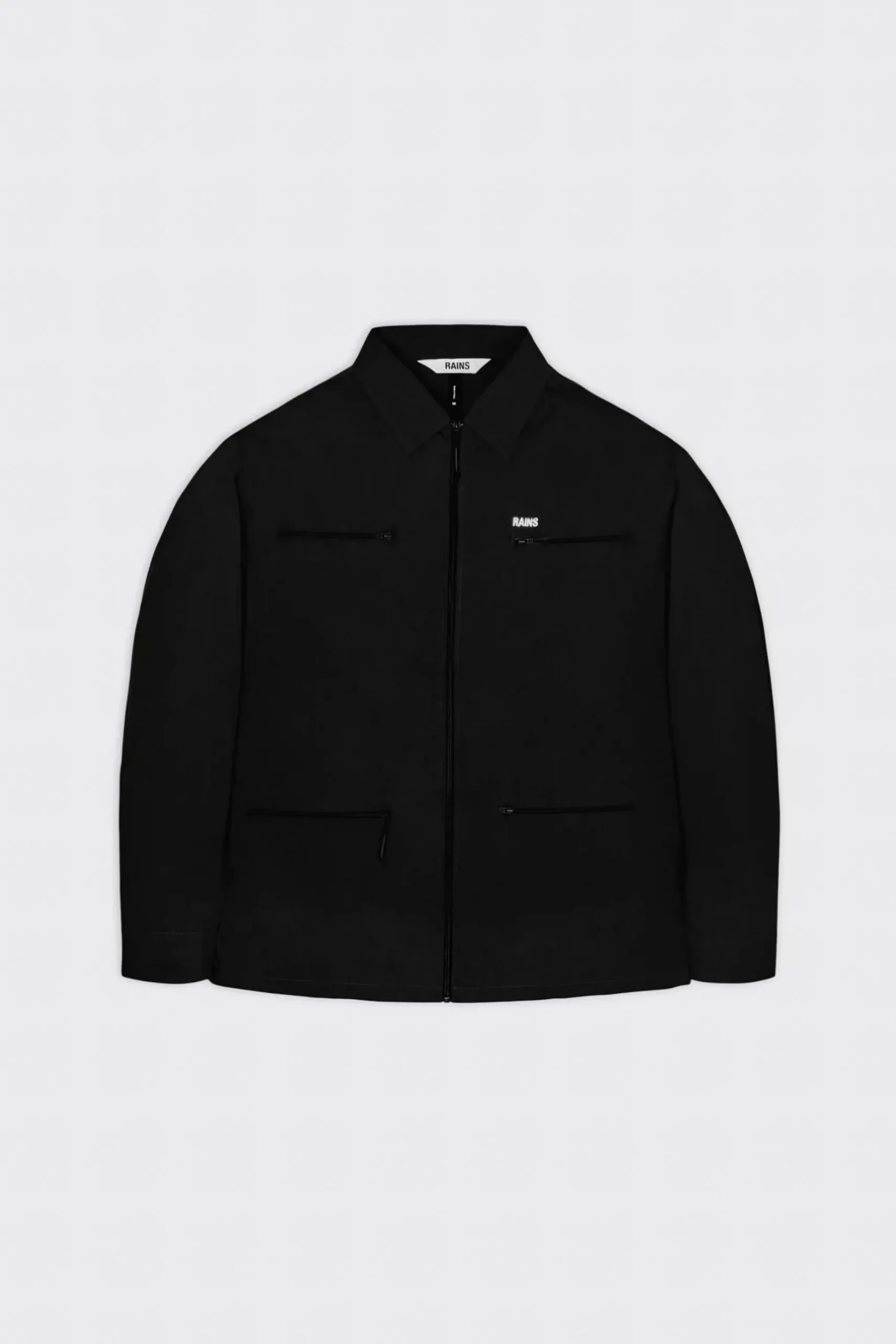 Rains Regenjacke Jackets Woven Shirt Schwarz