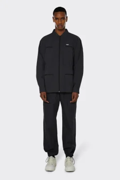 Rains Regenjacke Jackets Woven Shirt Schwarz