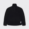 Rains Regenjacke Tops Fleece Half Zip Schwarz
