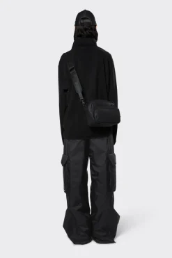 Rains Regenjacke Tops Fleece Half Zip Schwarz