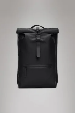 Rains Rolltop Rucksack Black