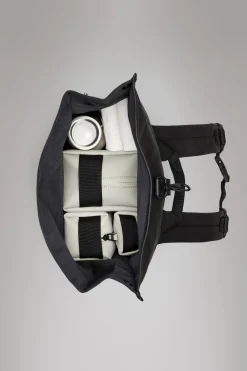 Rains Rolltop Rucksack Black
