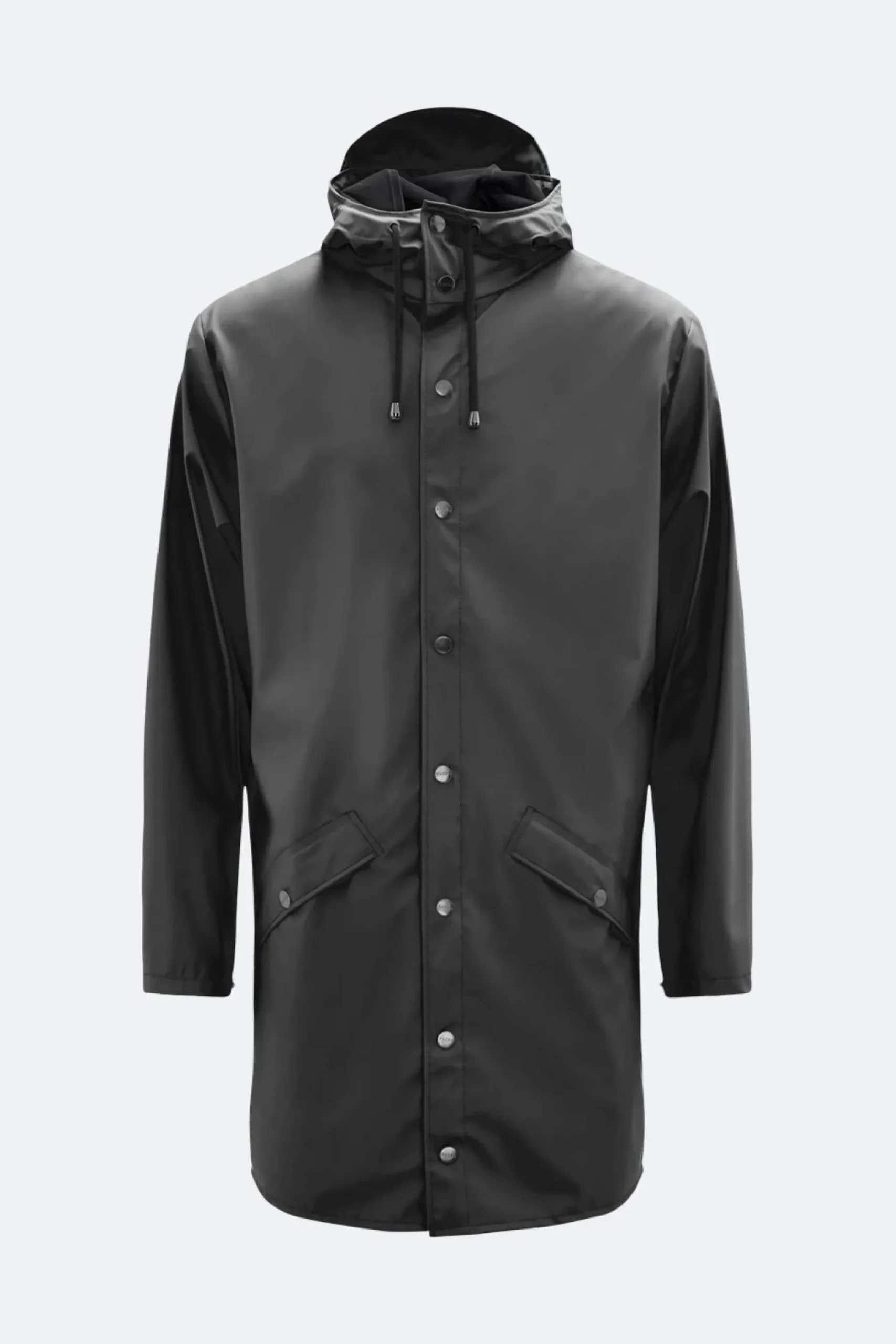 Rains unisex Regenjacke LONG JACKET Black