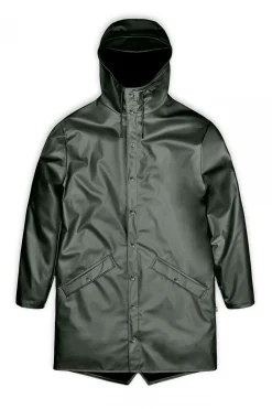 Rains unisex Regenjacke LONG JACKET Silver Pine
