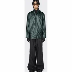 Rains unisex Regenjacke LONG JACKET Silver Pine