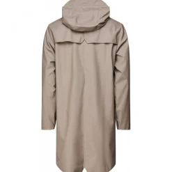 Rains unisex Regenjacke LONG JACKET Taupe
