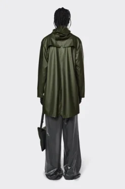 Rains unisex Regenjacke LONG JACKET Evergreen