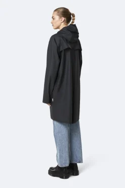 Rains unisex Regenjacke LONG JACKET Black