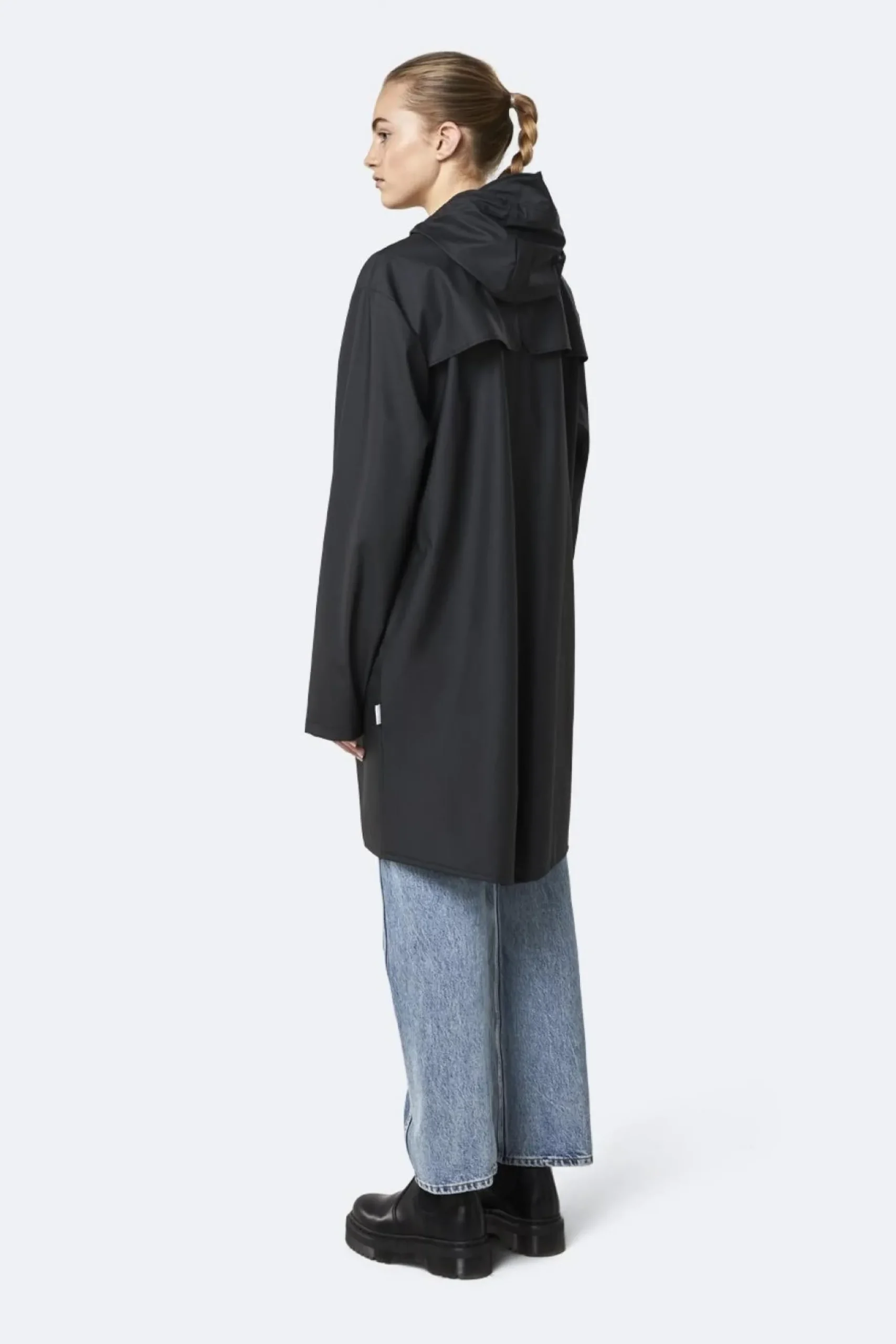 Rains unisex Regenjacke LONG JACKET Black