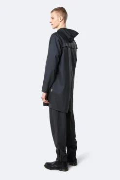 Rains unisex Regenjacke LONG JACKET Black