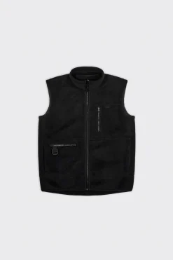 Rains Weste Heavy Fleece Vest Black