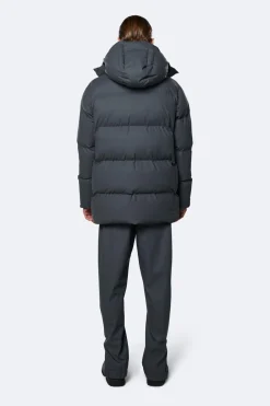 Rains Winterjacke Hooded Puffer Coat Slate