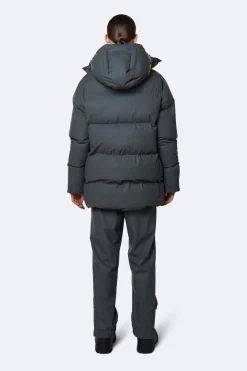 Rains Winterjacke Hooded Puffer Coat Slate