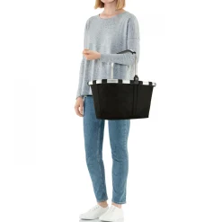 Reisenthel Einkaufskorb Carrybag Black/Silver