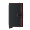Secrid Miniwallet Matte  Black & Red