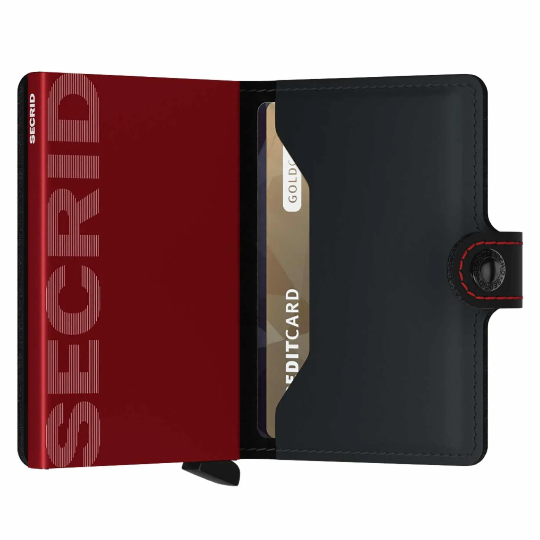 Secrid Miniwallet Matte Black & Red