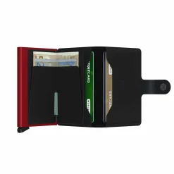 Secrid Miniwallet Matte Black & Red