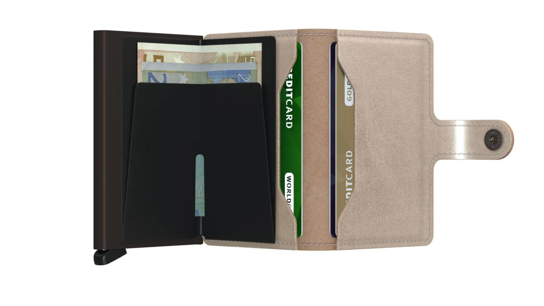Secrid Miniwallet Metallic Champagner