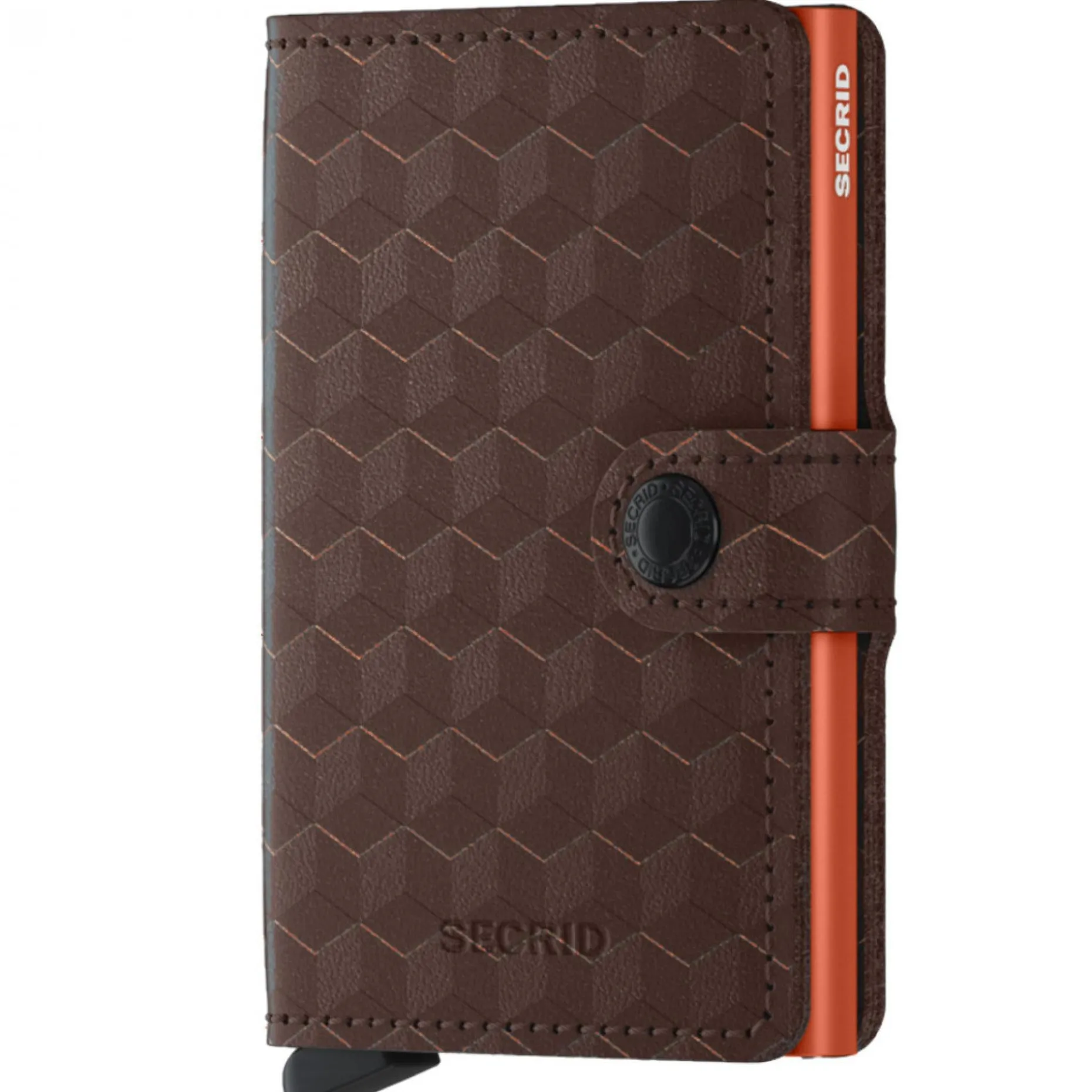 Secrid Miniwallet Optical Brown-Orange