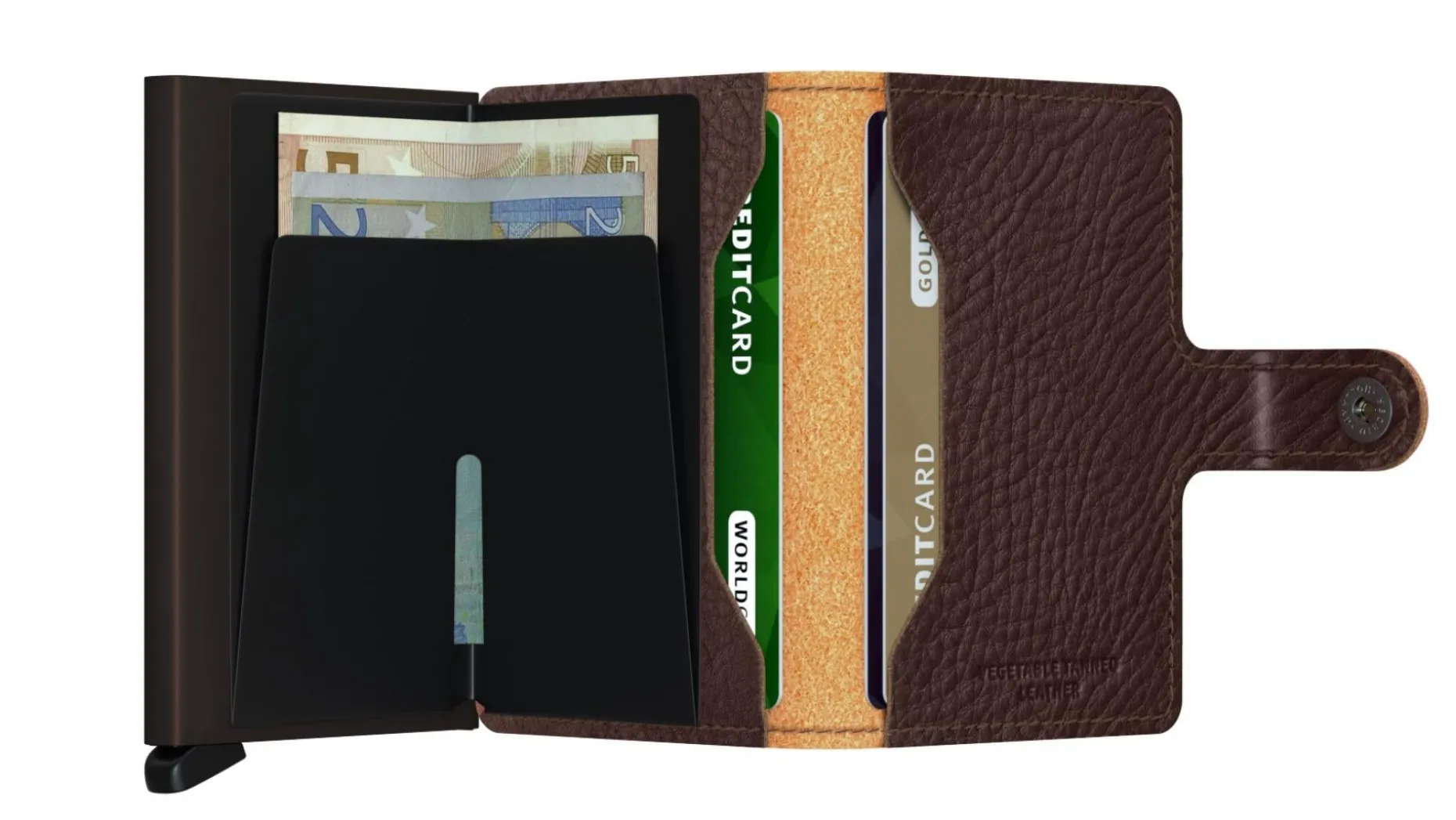 Secrid Miniwallet Vegetable Tanned Espresso-Brown