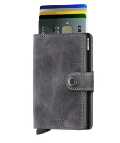 Secrid Miniwallet Vintage  Grau-Schwarz