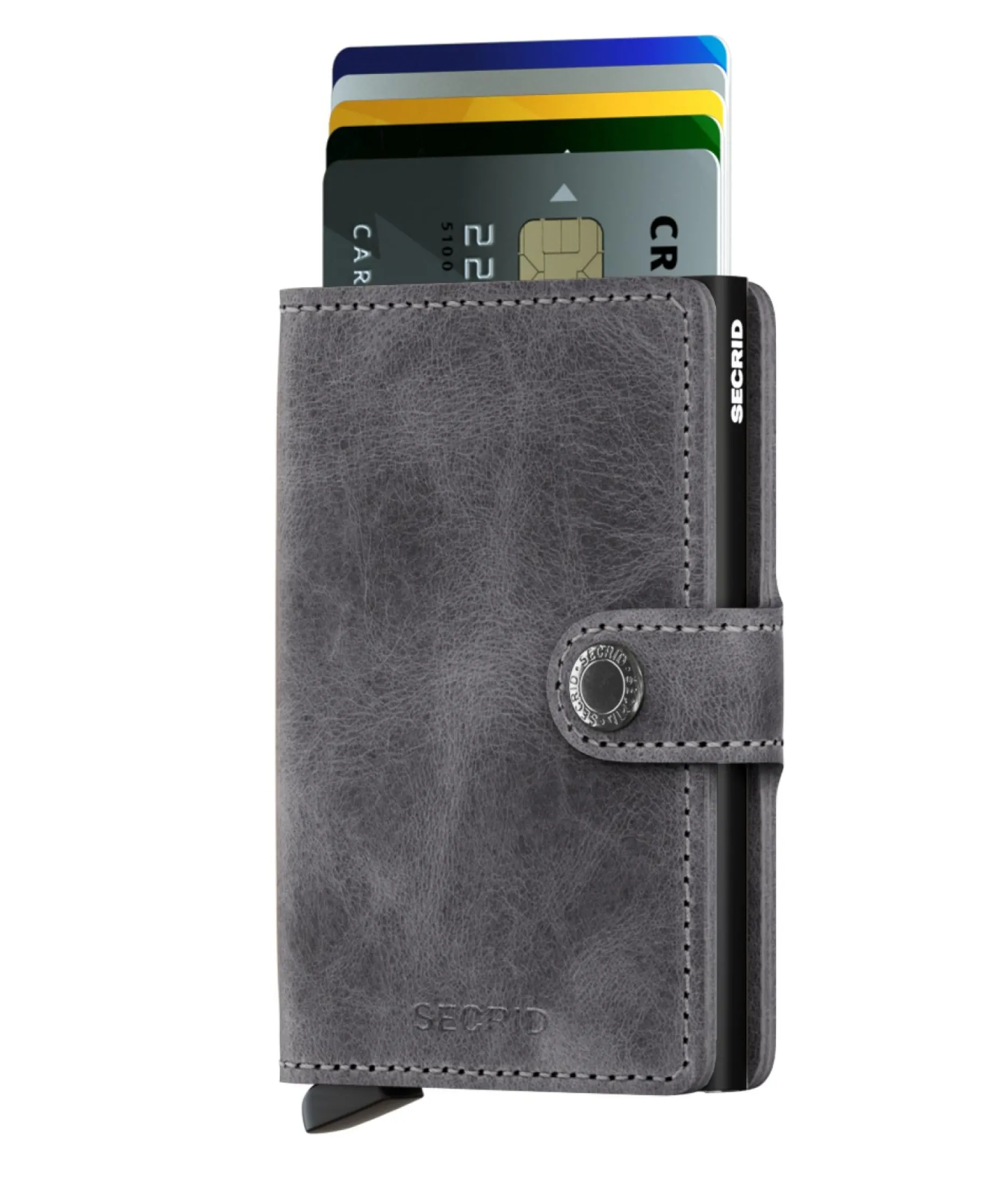 Secrid Miniwallet Vintage Grau-Schwarz