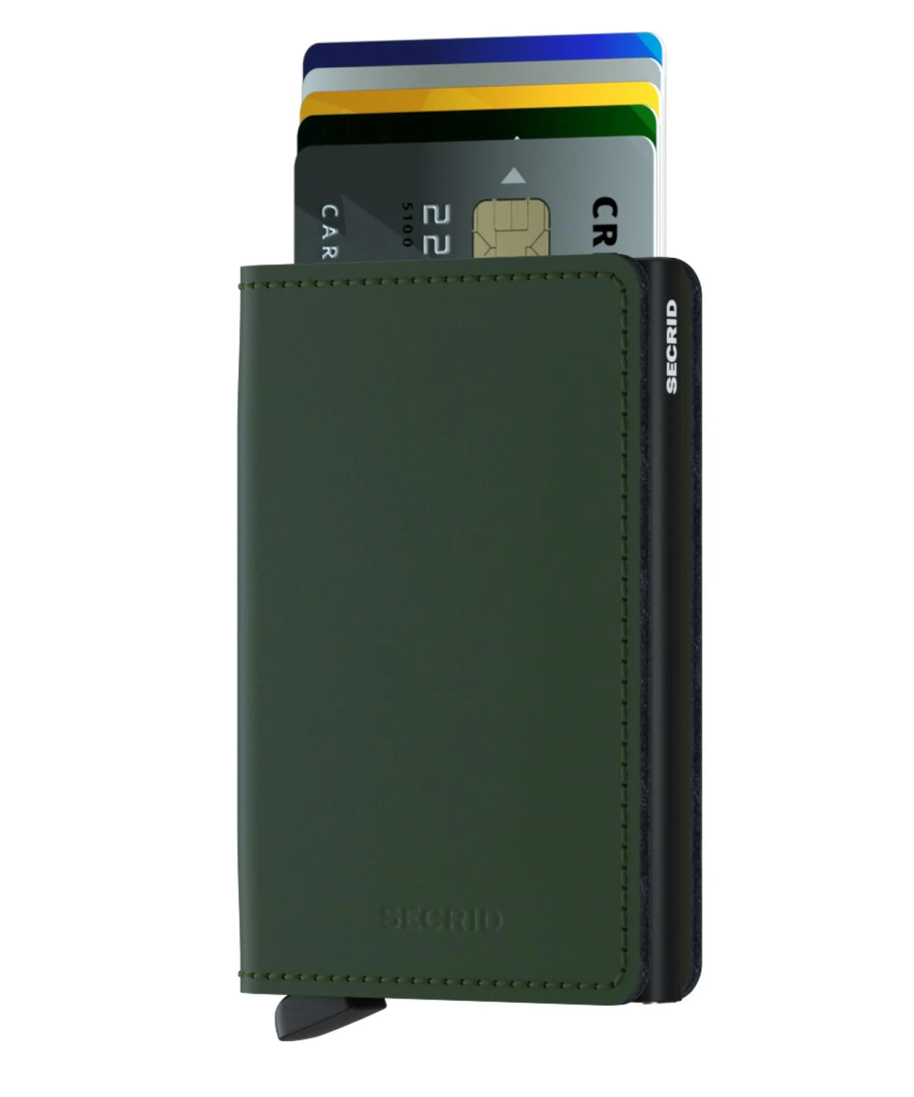 Secrid Slimwallet Matte Black & Green