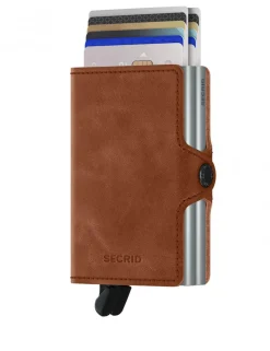 Secrid Twinwallet Vintage Cognac-Silver