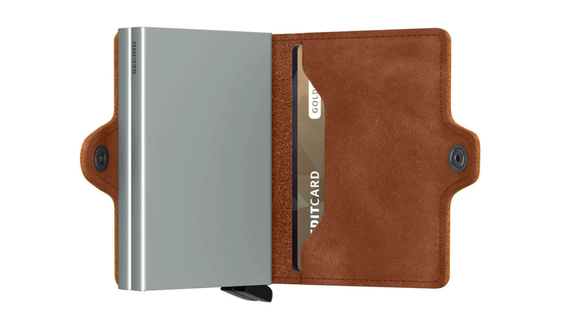 Secrid Twinwallet Vintage Cognac-Silver