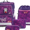 Step by Step Schulranzen-Set SPACE Shine - Variante: Butterfly Night
