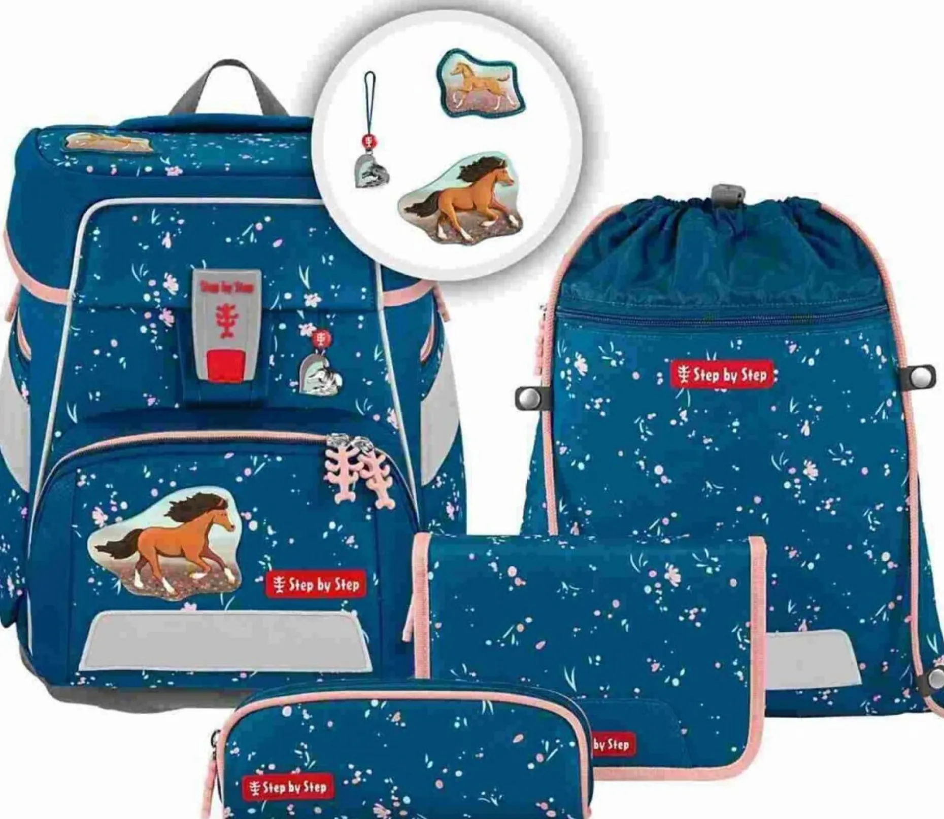 Step by Step Schulranzen-Set SPACE - Variante: Wild Horse Ronja