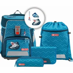 Step by Step Schulranzen-Set SPACE - Variante: Angry Shark Blau