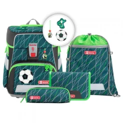 Step by Step Schulranzen-Set SPACE - Variante: Soccer World Grün