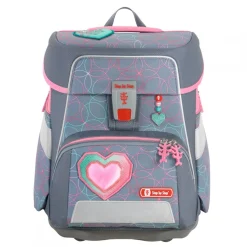 Step by Step Schulranzen-Set SPACE - Variante: Glitter Heart, 5-teilig