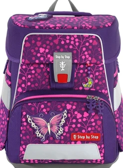 Step by Step Schulranzen-Set SPACE Shine - Variante: Butterfly Night
