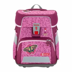 Step by Step Schulranzen-Set SPACE - Variante: Natural Butterfly pink
