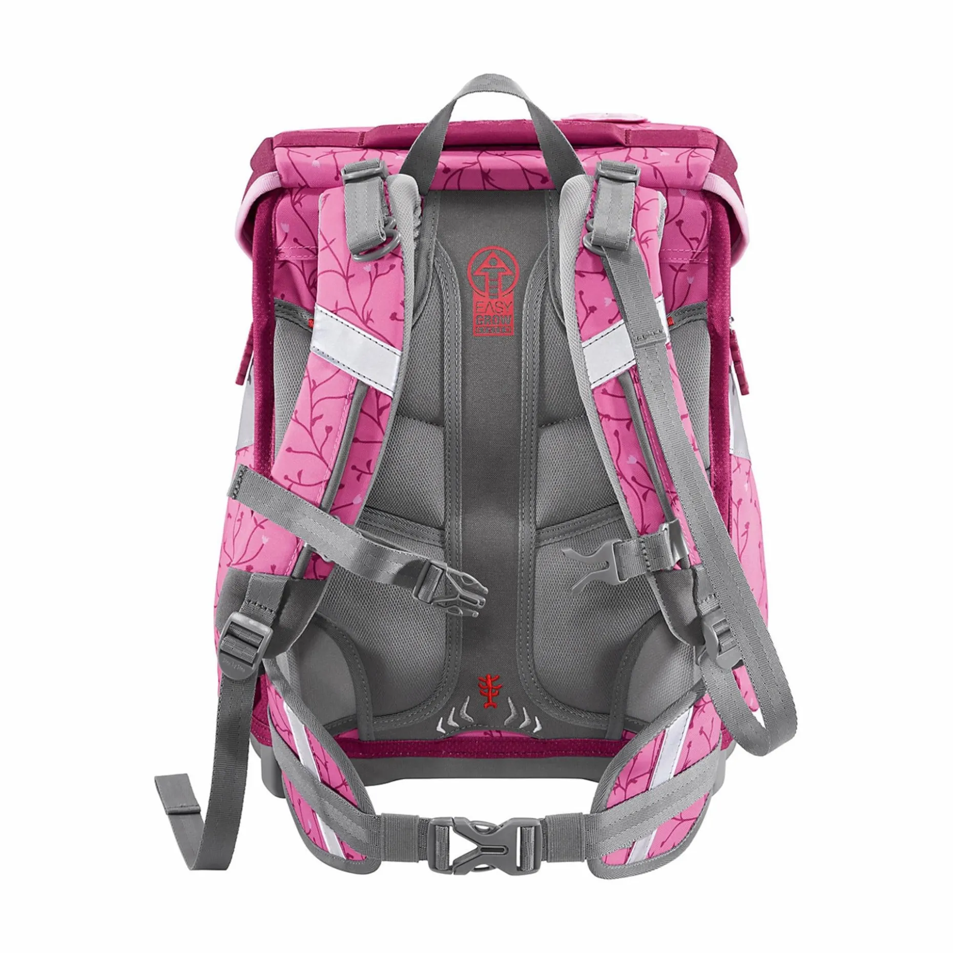 Step by Step Schulranzen-Set SPACE - Variante: Natural Butterfly pink