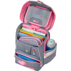 Step by Step Schulranzen-Set SPACE - Variante: Glitter Heart, 5-teilig