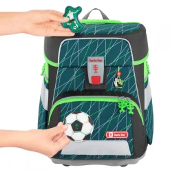 Step by Step Schulranzen-Set SPACE - Variante: Soccer World Grün
