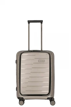 Travelite AIR BASE Trolley S+ mit Vortasche Champagner